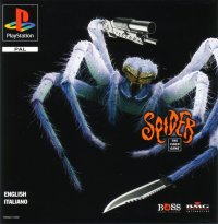 Spider: The Video Game Playstation box art